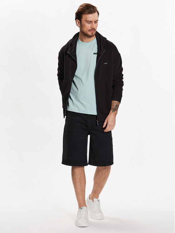 Calvin Klein Calvin Klein Džínové šortky K10K110993 Černá Relaxed Fit
