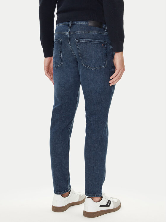 BOSS BOSS Jeans hlače Onyx Bo 50544651 Mornarsko modra Tapered Fit