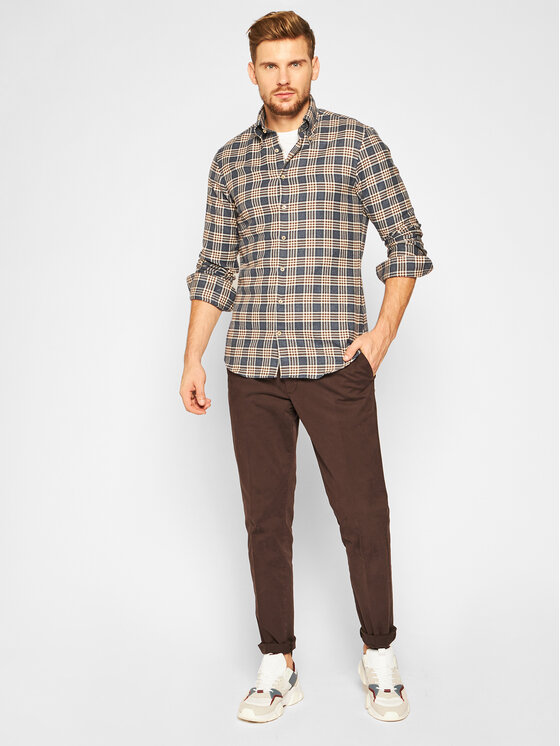 Camicia 712261 8028 Multicolore Slim Fit