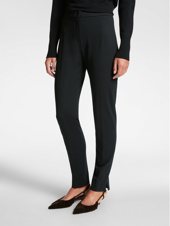 Elena Mirò Elena Mirò Spodnie materiałowe P062P300395N033 Czarny Slim Fit