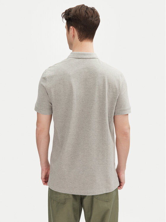 Aeronautica Militare Aeronautica Militare Тениска с яка и копчета 251PO1843P191 Сив Regular Fit