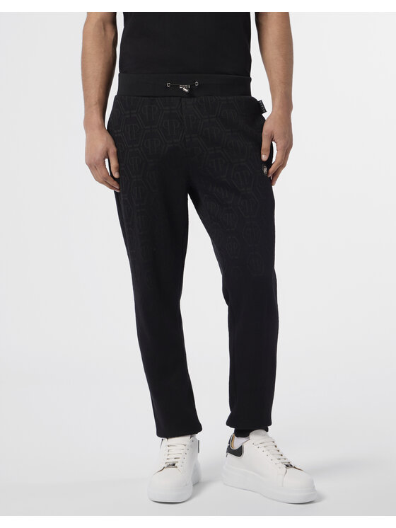 PHILIPP PLEIN PHILIPP PLEIN Spodnie dresowe 29693 Czarny Jogger Fit