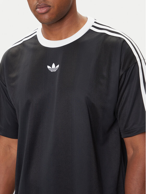 adidas adidas T-shirt adicolor Jacquard JW5876 Crna Loose Fit