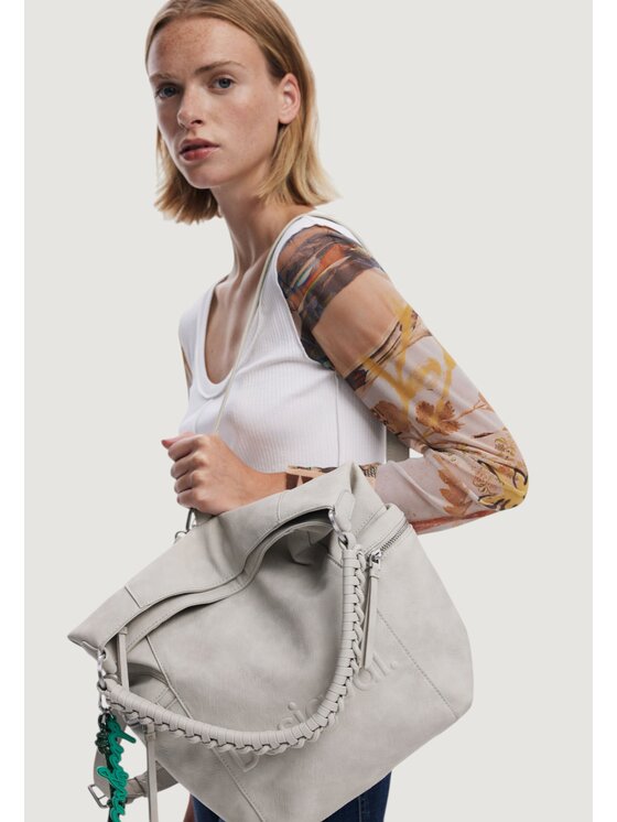 Desigual Desigual Zaino BACK HALF LOGO ARICA PIE Beige