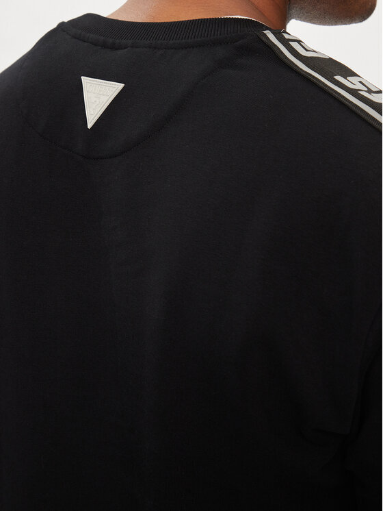 Guess Guess Bluza Arlo Z4GQ24 K6ZS1 Czarny Regular Fit
