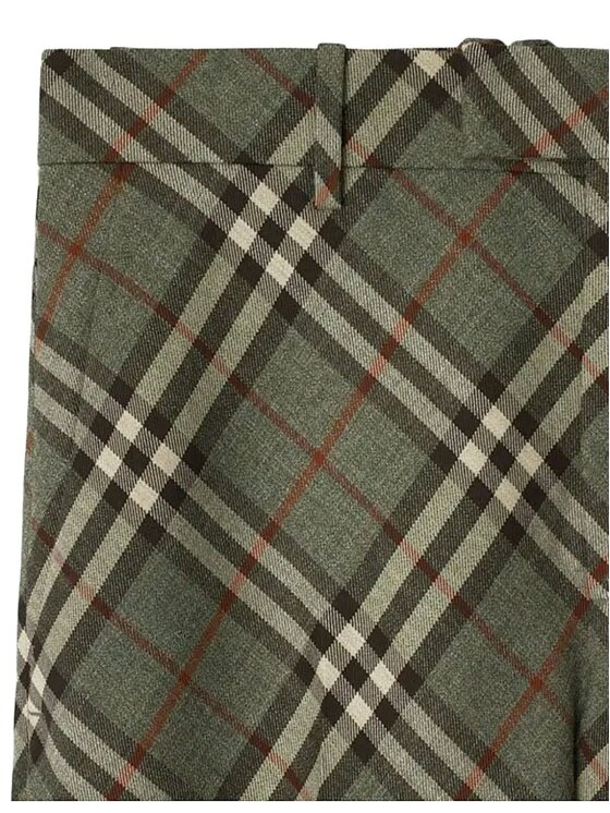 Burberry Burberry Spodnie materiałowe 8098009 Szary Over Fit