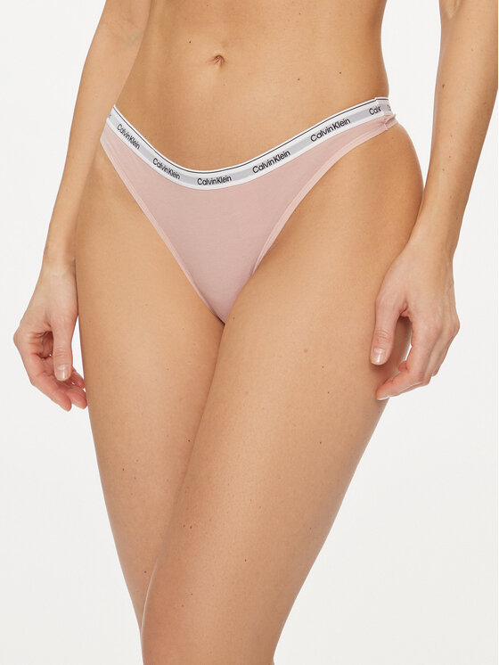 Calvin Klein Underwear Stringi 000QD5043E Rozā