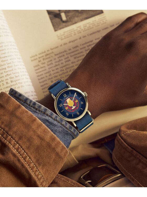 Timex Timex Zegarek TW2Y76100 Niebieski