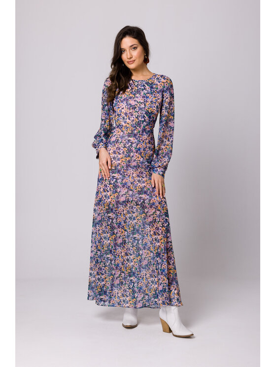Makover Makover Vestito da giorno K165 Blu Regular Fit