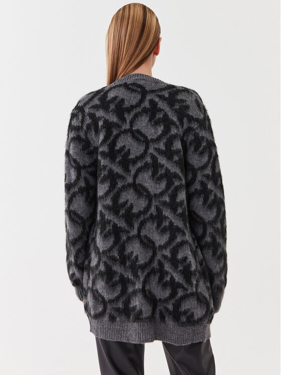 PINKO Pinko Kardigāns Iguana 101712 A14L Pelēks Regular Fit