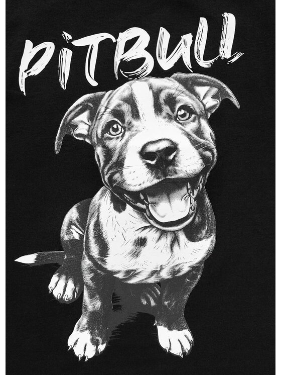 PITBULL PITBULL Tank top PUPPY 2 Czarny Regular Fit
