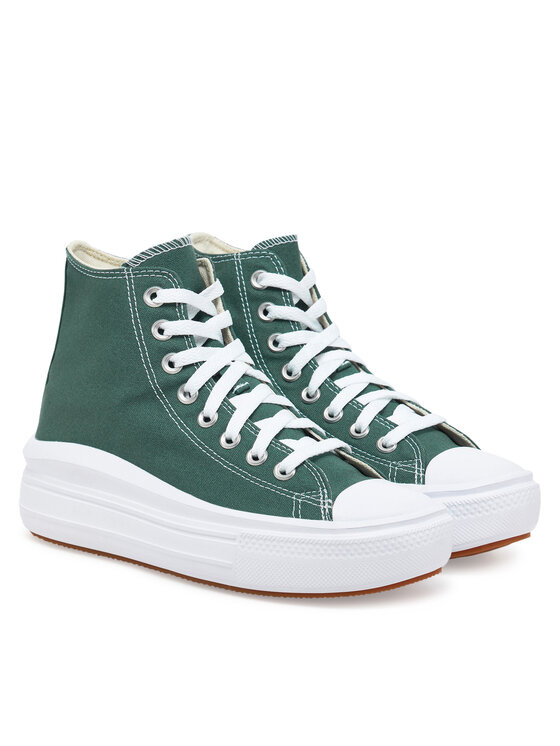 Converse Converse Trampki Chuck Taylor All Star Move Platform A10664C Zielony