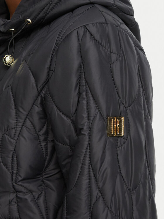 Fracomina Fracomina Übergangsjacke FY26WC3001O42301 Schwarz Regular Fit