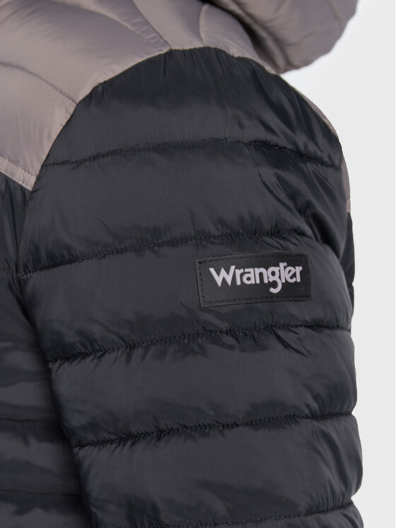 Wrangler Wrangler Kurtka przejściowa W4B1WA100 112319309 Czarny Regular Fit