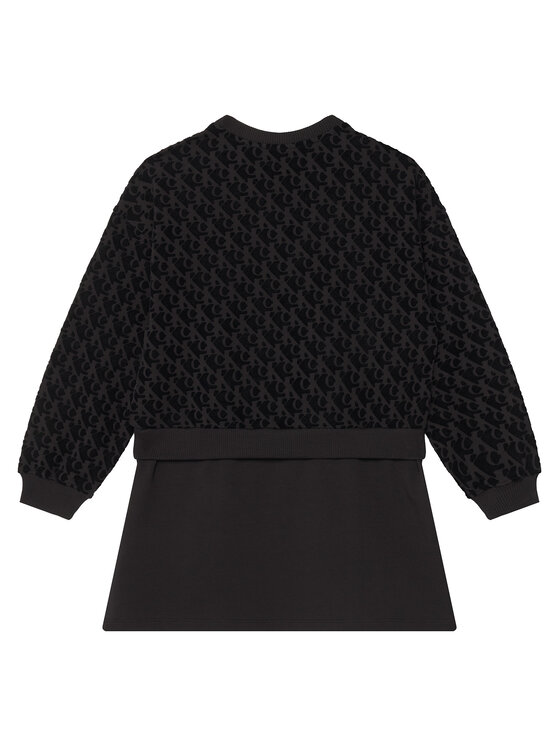 Calvin Klein Jeans Calvin Klein Jeans Rochie de zi Logo Aop IG0IG03007 Negru Regular Fit