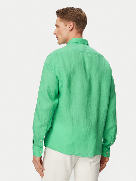 BOSS BOSS Košulja H-Liam 50556077 Svijetlo zelena Regular Fit