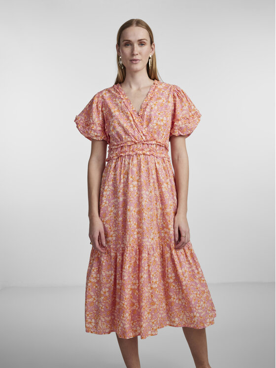 YAS YAS Kleid für den Alltag 26029909 Rosa Regular Fit