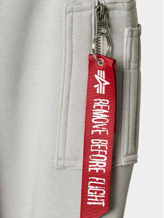 Alpha Industries Alpha Industries Majica dugih rukava Air Force 138337 Siva Regular Fit