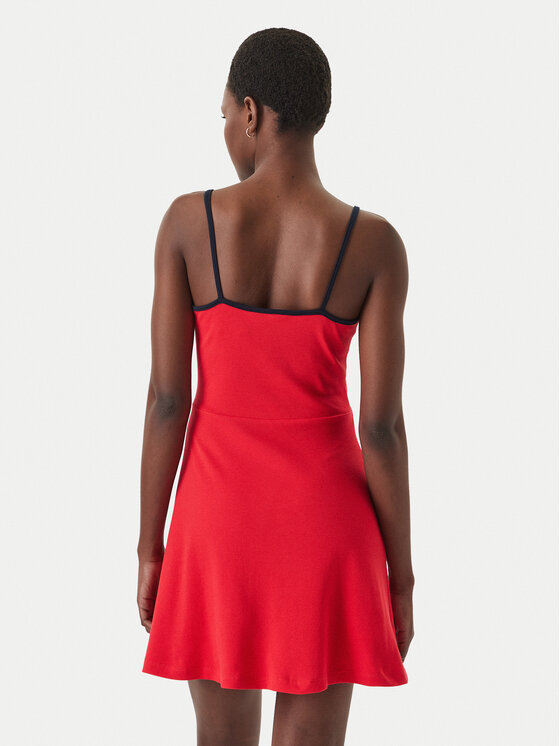 Tommy Jeans Tommy Jeans Igapäevane kleit DW0DW22335 Punane Slim Fit