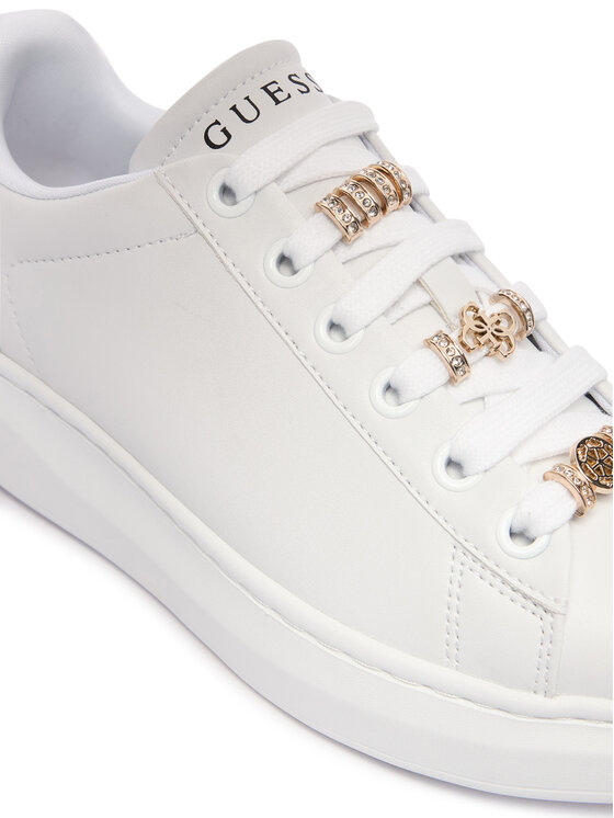 Guess Guess Sneakersy FLJFIO ELE12 Biela