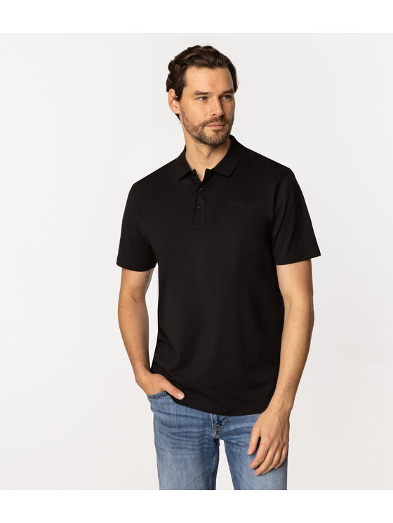 Lee Cooper Lee Cooper Polo ALAN 7124 Czarny Regular Fit