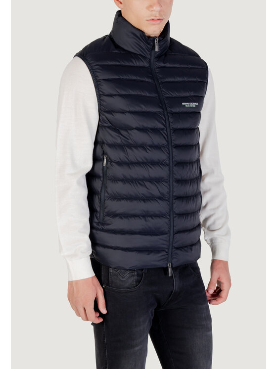 Armani Exchange Armani Exchange Smanicato DOWN WAISTCOAT Blu Casual Fit