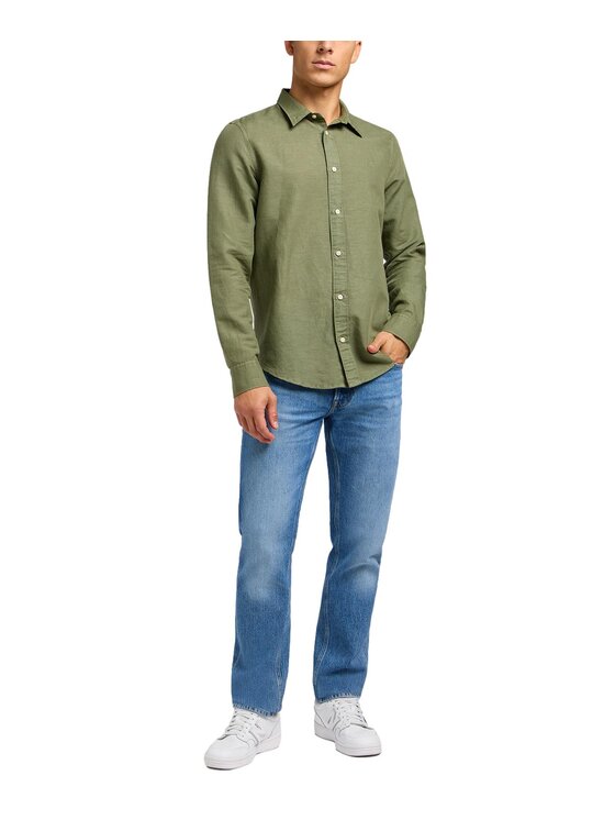 Lee Lee Jeansy 112349214 Niebieski Regular Fit
