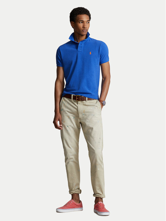 Polo Ralph Lauren Polo Ralph Lauren Polokošeľa 710782592011 Modrá Custom Slim Fit
