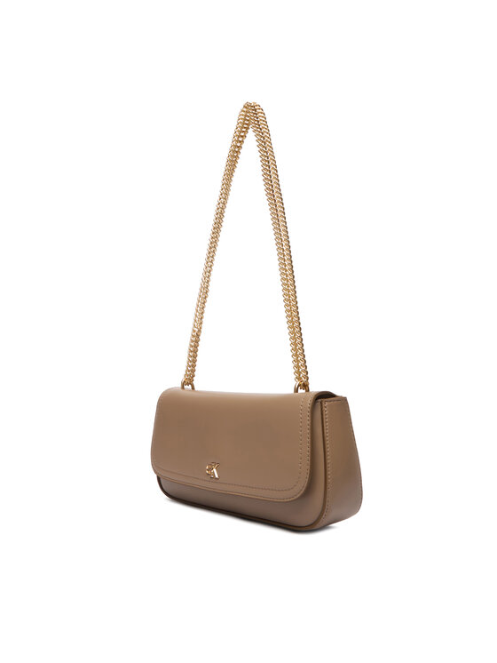 Calvin Klein Calvin Klein Táska Ck Convertible Chain Small Bag LV04F3172G Bézs