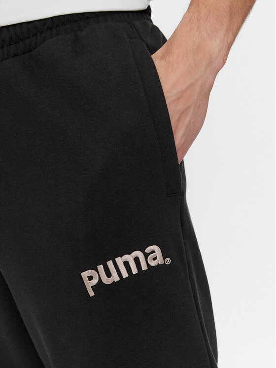 Puma Puma Donji dio trenerke Team 538261 Crna Relaxed Fit