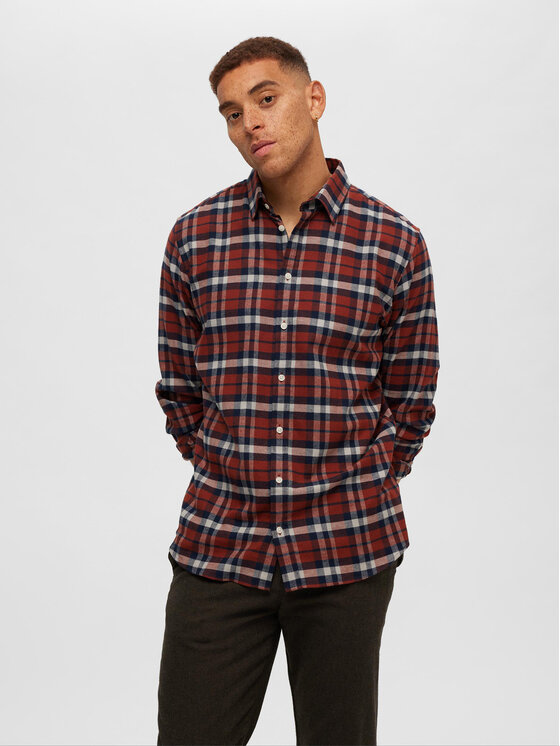 Selected Homme Selected Homme Košile 16091358 Barevná Slim Fit