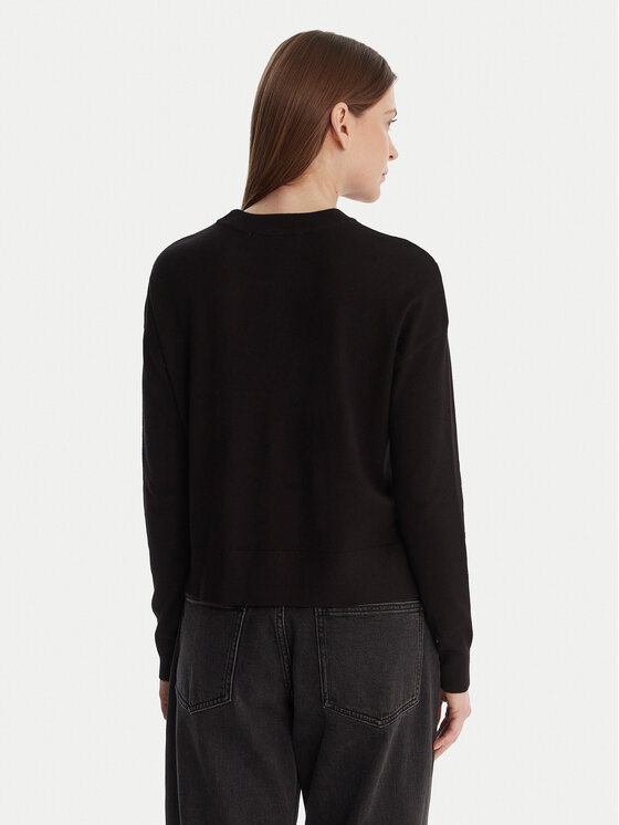 DKNY DKNY Pullover P5MSLJ92 Schwarz Regular Fit