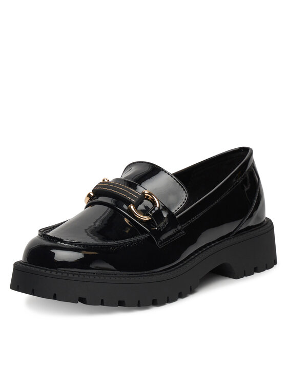 DeeZee DeeZee Loafersy 23038T235 Czarny