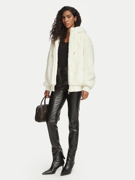 Guess Guess Futro W6BL98 W5896 Kremowy Regular Fit