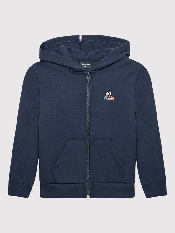 Le Coq Sportif Džemperis ar kapuci 2210484 Tumši zils Regular Fit