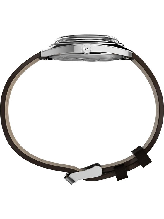 Timex Timex Zegarek TW6A14700 Brązowy