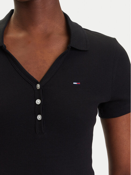 Tommy Jeans Tommy Jeans Igapäevane kleit DW0DW21172 Must Regular Fit
