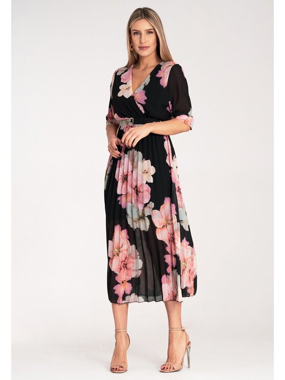 FIGL FIGL Abito da cocktail M1137 Nero Flared Fit