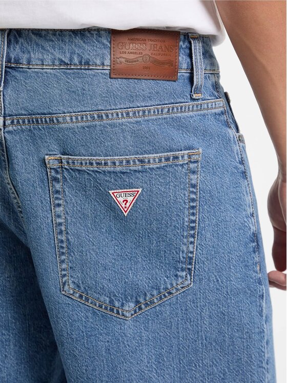 Guess Guess Szorty 174809 Niebieski Bermuda Fit