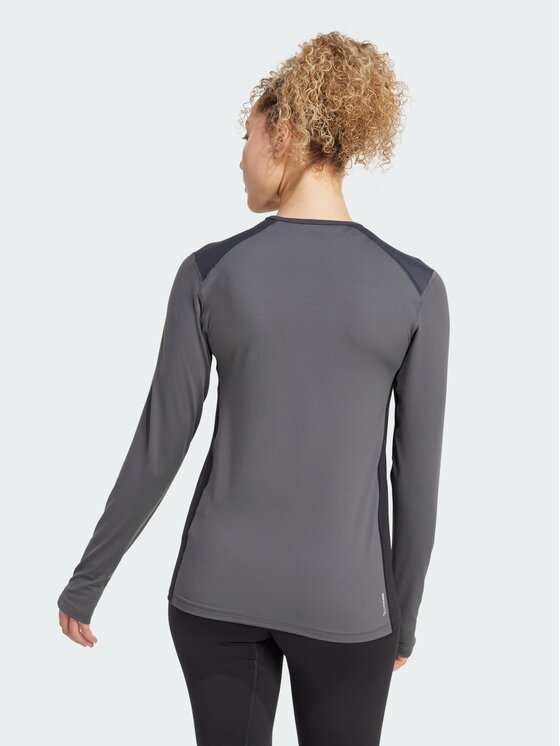 adidas adidas Koszulka techniczna Multi Synthetic Base Layer Szary Regular Fit