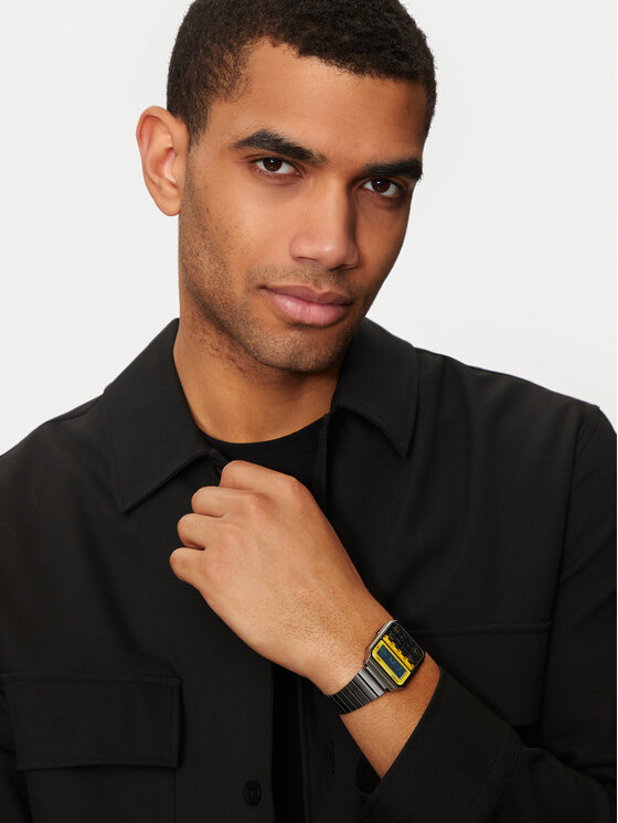 Casio Edgy Uomo - Orologio Analogico-Digitale Con Cronometro E Doppio Fuso