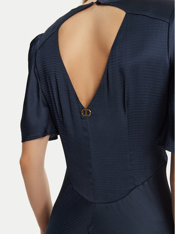 TWINSET TWINSET Vakarkleita 242TP2475 Tumši zils Slim Fit