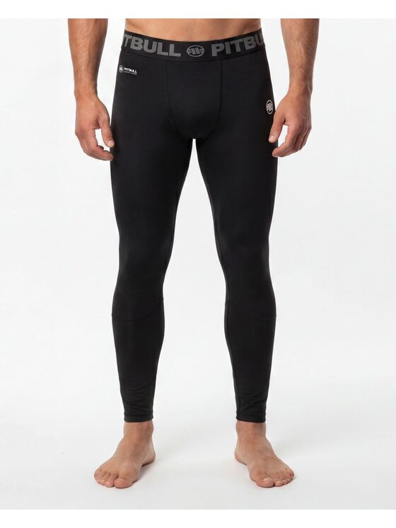 PITBULL PITBULL Legginsy RUNWAY Czarny Regular Fit