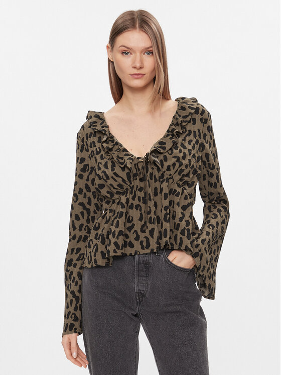 Brave Soul Brave Soul Majica LWT-272MINDY Smeđa Regular Fit