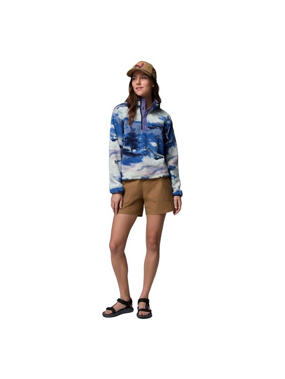 Columbia Columbia Polar Helvetia™ II Printed Cropped Half Snap Fleece Kolorowy Regular Fit