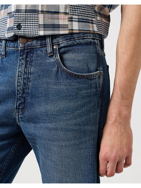 Wrangler Wrangler Jeansy FRONTIER Niebieski Regular Fit