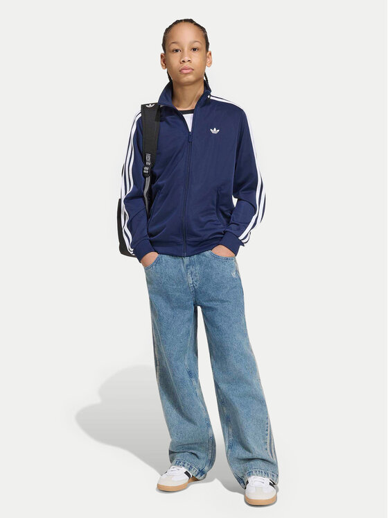adidas adidas Džemperis Firebird Loose Track Top HZ6648 Tamsiai mėlyna Regular Fit