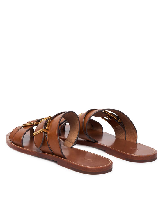 Polo Ralph Lauren Polo Ralph Lauren Шльопанці 818P01589001 Коричневий