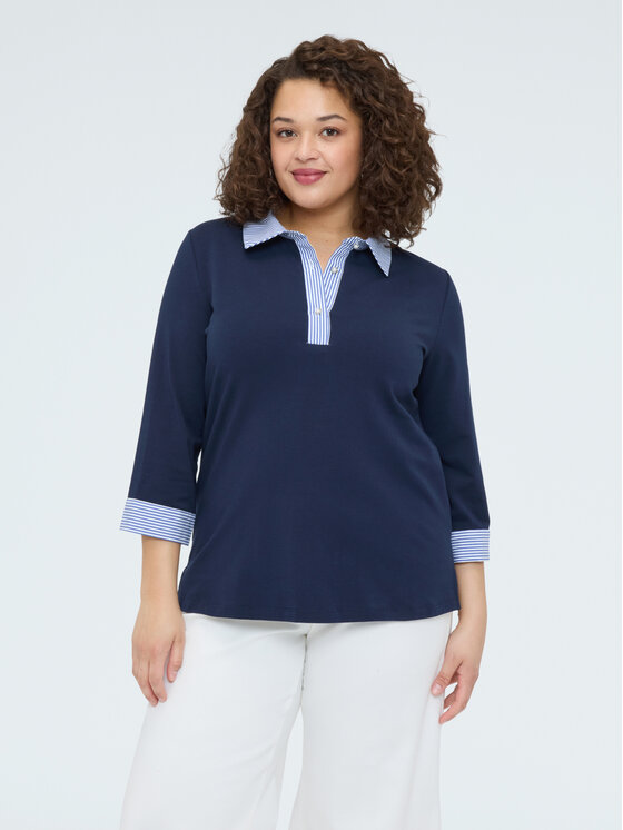 Fiorella Rubino Fiorella Rubino T-Shirt G04UL008931N0Z4 Niebieski A-Line Fit