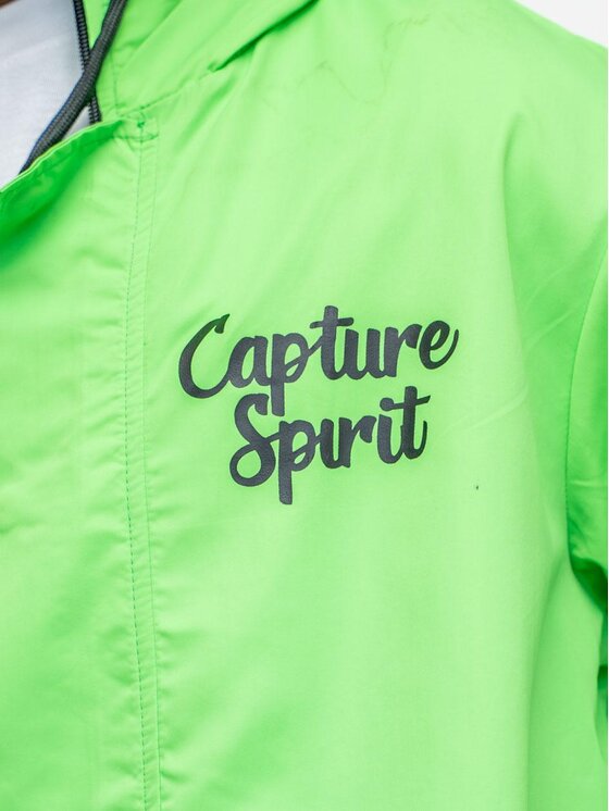 Catch Catch Kurtka przeciwdeszczowa Kurtka Przejściowa Przeciwdeszczowa Męska Jasna Zielona Catch Inspire XL Zielony Regular Fit